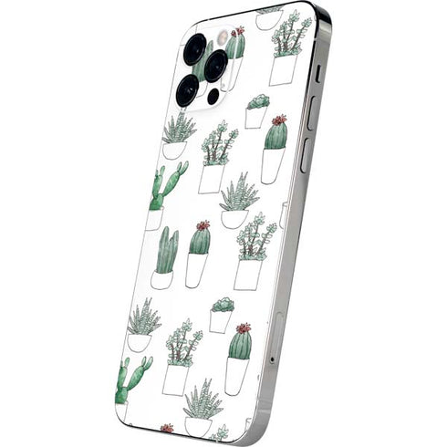 Succulent Pattern iPhone 12 Pro Skin