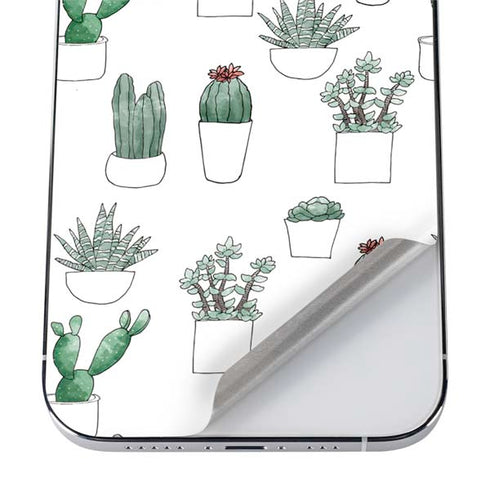 Succulent Pattern iPhone 12 Pro Skin