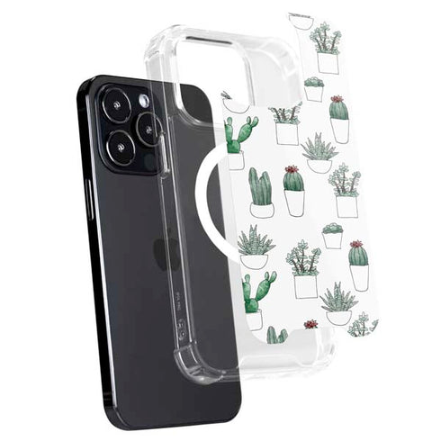 Succulent Pattern iPhone 13 Pro MagSafe Case