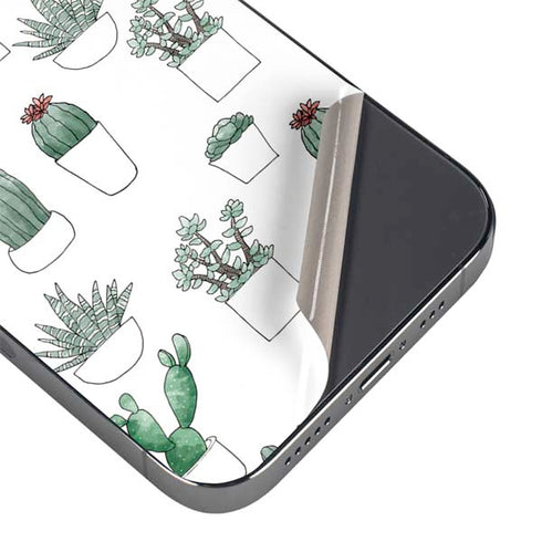Succulent Pattern iPhone 13 Pro Max Skin
