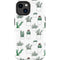 Succulent Pattern iPhone 15 Plus Impact Case