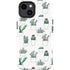 Succulent Pattern iPhone 15 Plus Impact Case
