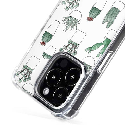 Succulent Pattern iPhone 15 Pro MagSafe Case