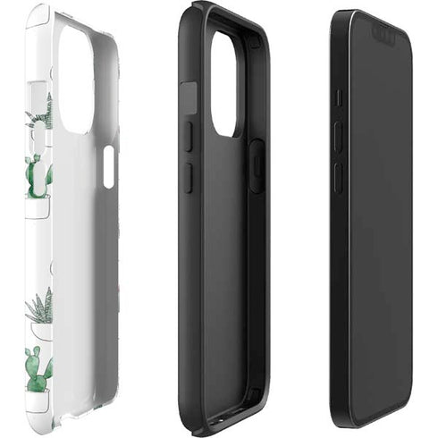 Succulent Pattern iPhone 15 Pro Max Impact Case