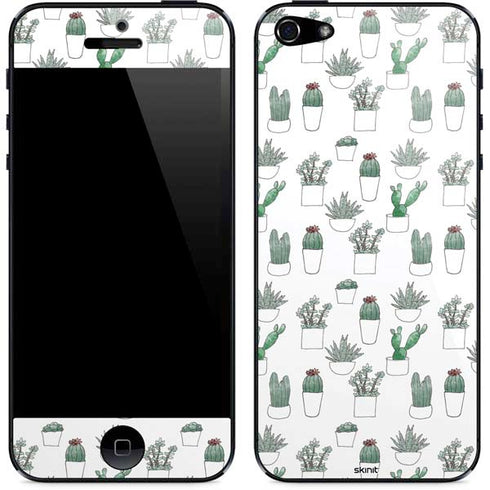 Succulent Pattern iPhone 5/5s/5SE Skin