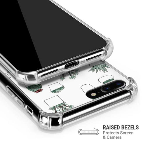 Succulent Pattern iPhone 7/8 Plus Clear Case