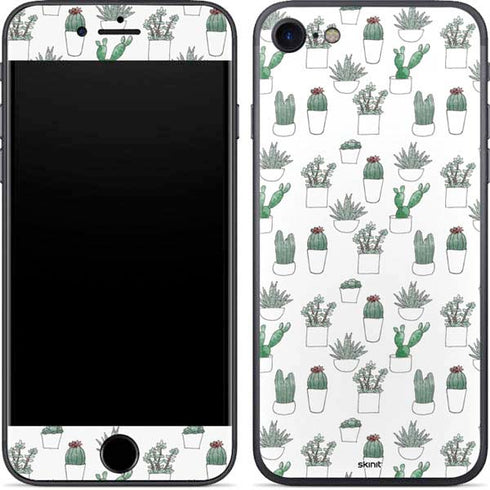 Succulent Pattern iPhone 8 Skin