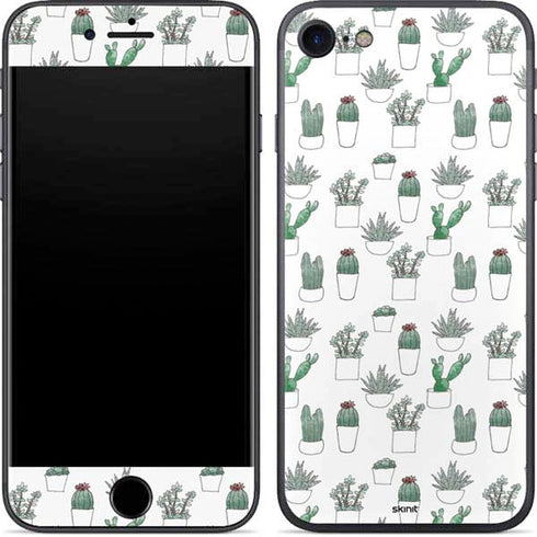 Succulent Pattern iPhone SE (2nd & 3rd Gen) Skin