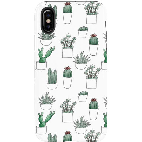 Succulent Pattern iPhone X Pro Case