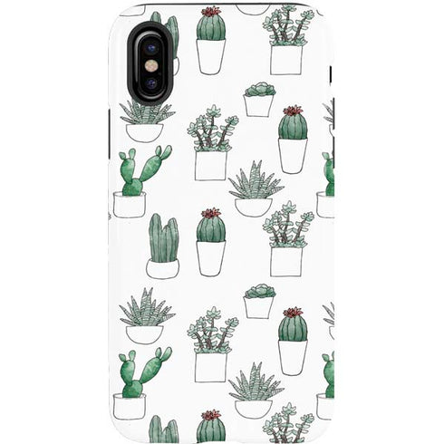 Succulent Pattern iPhone XS Pro Case