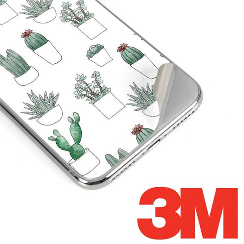 Succulent Pattern iPhone XS Skin