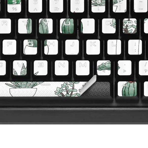 Succulent Pattern K95 RGB PLATINUM Mechanical Gaming Keyboard Skin