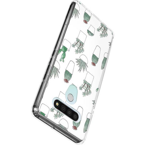 Succulent Pattern LG Stylo 6 Clear Case