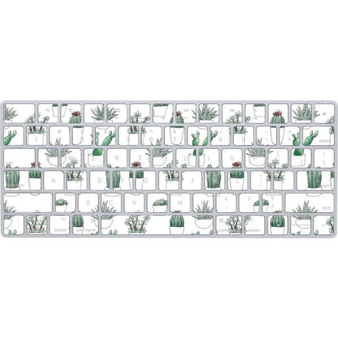 Succulent Pattern Magic Keyboard Skin