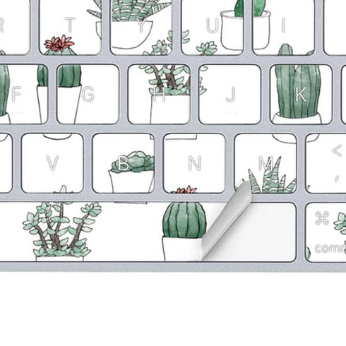 Succulent Pattern Magic Keyboard Skin