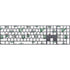 Succulent Pattern Magic Keyboard with Numeric Keypad Skin