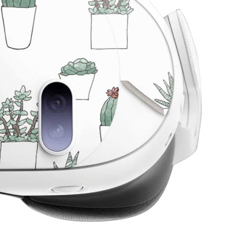 Succulent Pattern Meta Quest 3 Skin