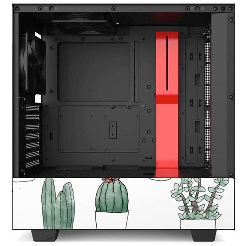 Succulent Pattern NZXT H510 Compact ATX Mid-Tower Case Skin