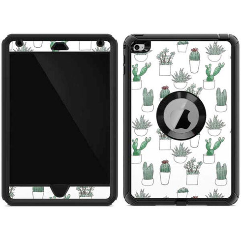 Succulent Pattern Otterbox Defender iPad Skin