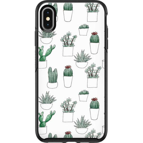 Succulent Pattern Otterbox Symmetry iPhone Skin