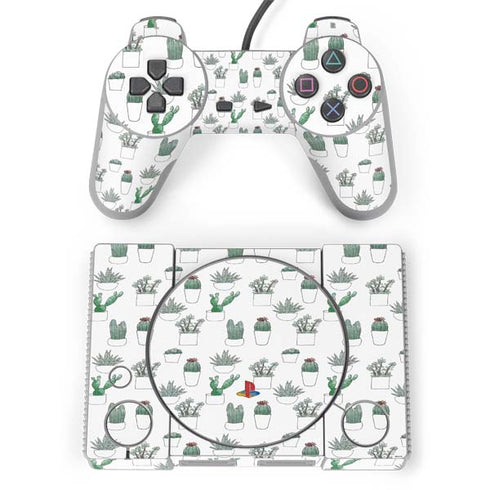 Succulent Pattern PlayStation Classic Bundle Skin