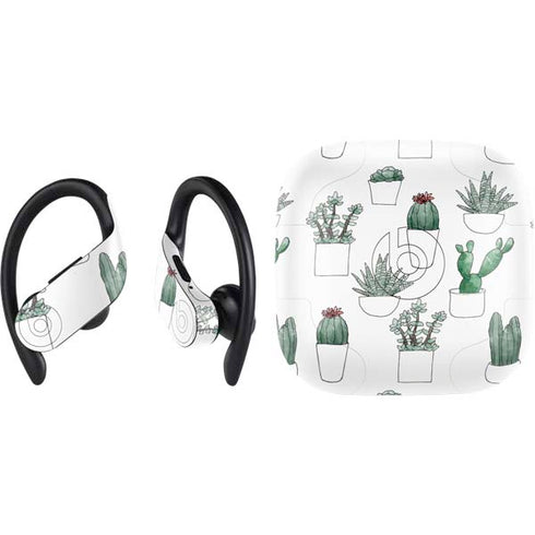 Succulent Pattern PowerBeats Pro Skin