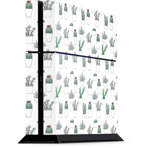 Succulent Pattern PS4 Console Skin