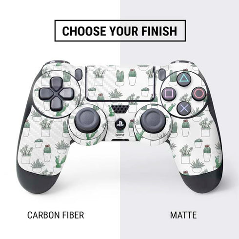 Succulent Pattern PS4 Controller Skin