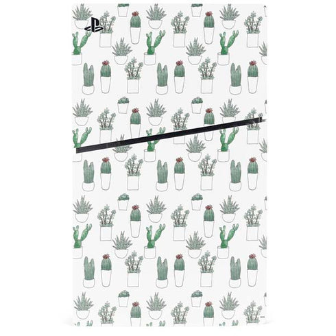 Succulent Pattern PS5 Slim Disk Bundle Skin