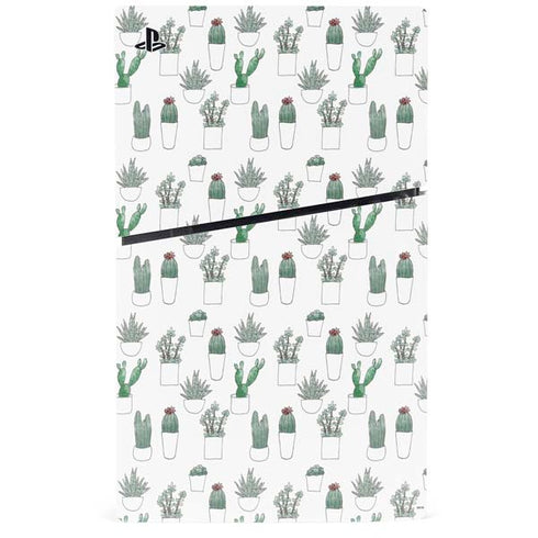 Succulent Pattern PS5 Slim Digital Edition Bundle Skin