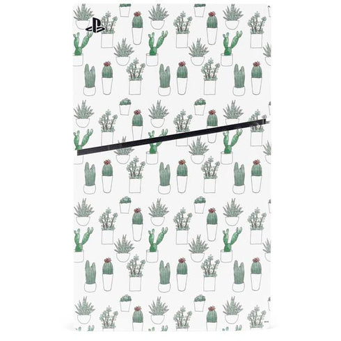 Succulent Pattern PS5 Slim Digital Edition Console Skin