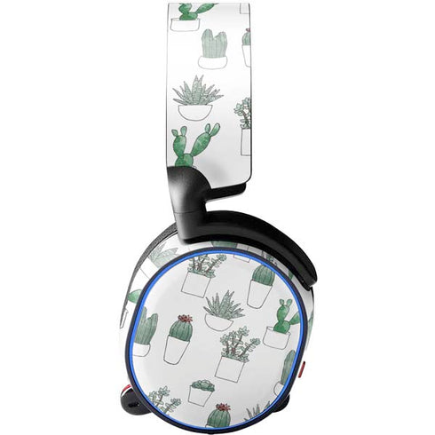 Succulent Pattern SteelSeries Arctis 3 Skin
