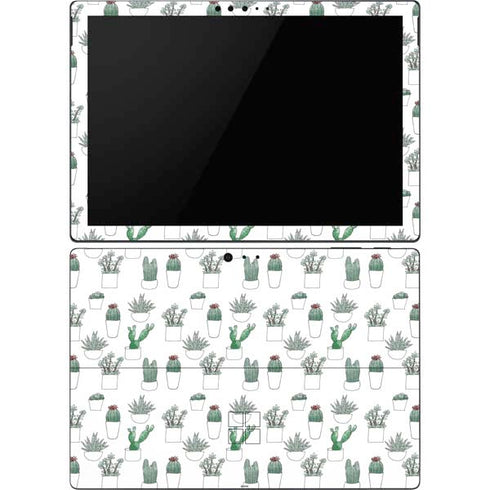 Succulent Pattern Surface Pro 6 Skin