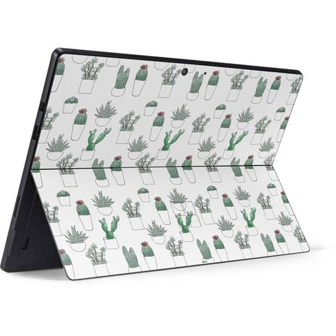 Succulent Pattern Surface Pro 7 Skin