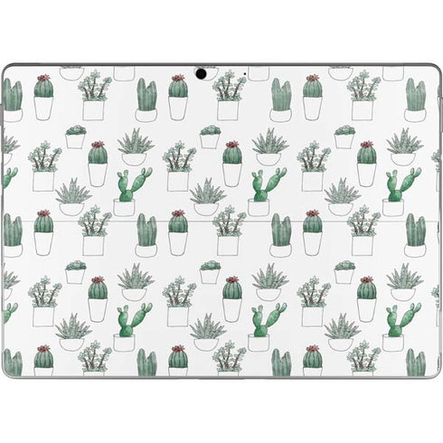 Succulent Pattern Surface Pro 8 Skin
