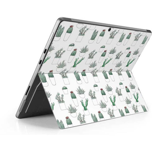 Succulent Pattern Surface Pro 8 Skin