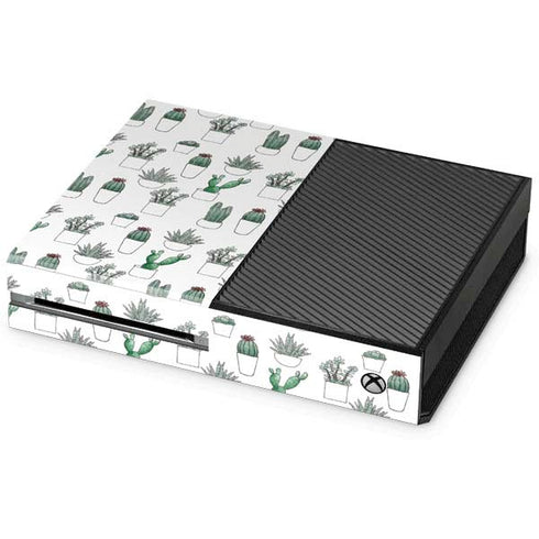 Succulent Pattern Xbox One Console Skin