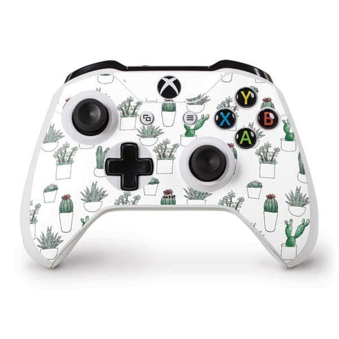 Succulent Pattern Xbox One S Controller Skin
