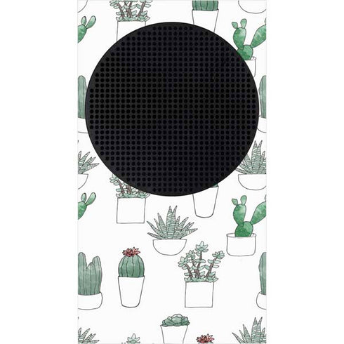 Succulent Pattern Xbox Series S Console Skin