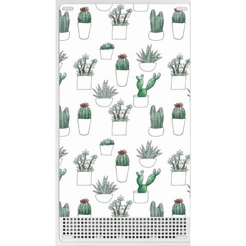 Succulent Pattern Xbox Series S Console Skin