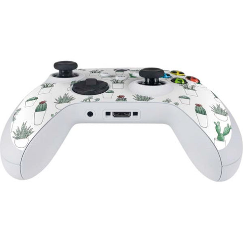 Succulent Pattern Xbox Series S Controller Skin
