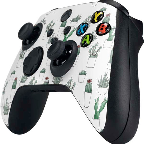 Succulent Pattern Xbox Series X Controller Skin