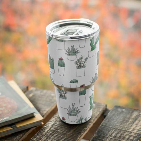 Succulent Pattern Yeti 30oz Rambler Tumbler Skin