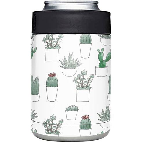 Succulent Pattern Yeti Colster Can Insulator Skin