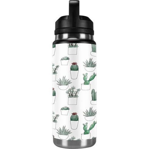 Succulent Pattern YETI Rambler 26oz Bottle Skin