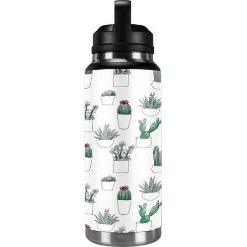 Succulent Pattern YETI Rambler 36oz Bottle Skin