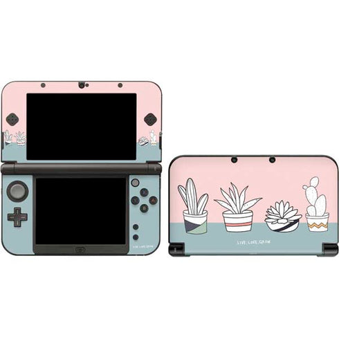 Succulent Sketch 3DS XL 2015 Skin