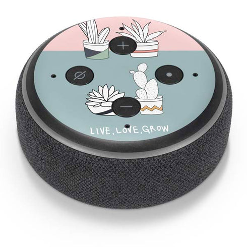 Succulent Sketch Amazon Echo Dot Skin