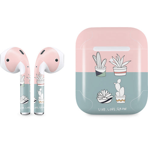 Succulent Sketch Apple AirPods 2 Skin
