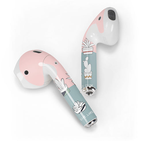 Succulent Sketch Apple AirPods 2 Skin